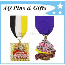 Fabrik Preis Metall Revers Pin Badge mit Ribbon Pin (Abzeichen-038)